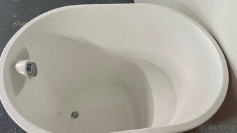 Ochlazovací káď s víkem ,schůdky k sauně - 4