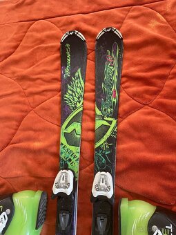 Univerzální lyže Nordica 130 cm + lyžáky 37-38 - 4