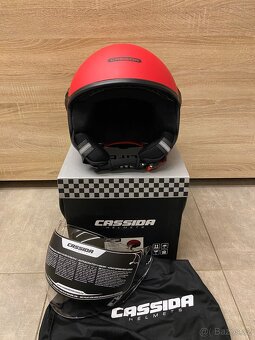 Otevřená helma na motorku Cassida Handy Plus, vel. M - 4
