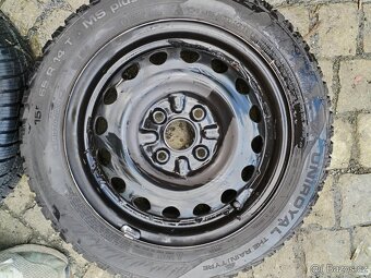 Aygo C1 PEUGEOT 107 disky 4x100 + 155/65/14 ZIMA - 4