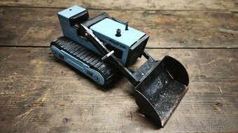 Stará hračka retro buldozer - 4