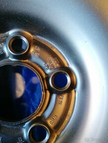 Plechové disky 15" 5X100 J6.0 ET38 Škoda VW Seat - 4