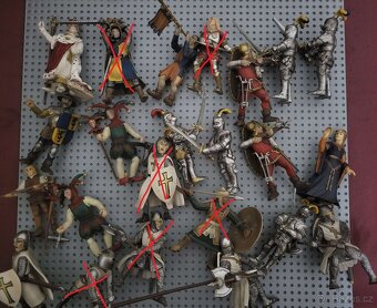 schleich rytíři pěšák a na koni stan čí drak - 4