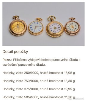 Kapesni zlate hodinky - 4