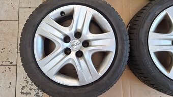 Sada disků Opel 17" 5x120 zimní pneu 225/50 R17 6-7mm - 4