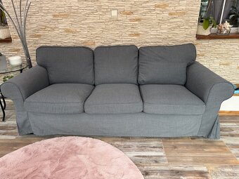3mistna sedačka zn. Ikea - Ektorp, super stav - 4