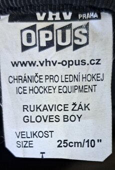 dětské hokejové rukavice 10"/25cm - 4