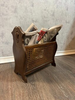 Stojan na noviny s výpletem (141012) - 4