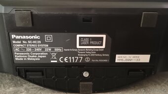 Prodám minisystem Panasonic SC-HC29 - 4