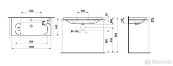 Laufen Lua umyvadlo 100x46 cm - 4
