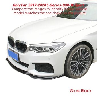 Lip Spoiler Splitter BMW Řada 5 G30 M PAKET 2017-2020 - 4