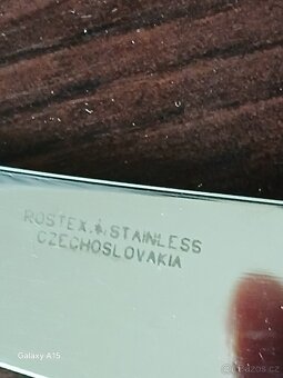 RETRO PRIBORY ROSTEX CZECHOSLOVAKIA-TOP STAV - 4