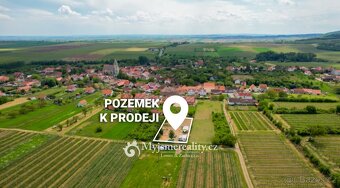 Prodej stavebního pozemku, 1 544 m2 - Hnanice, okr Znojmo - 4