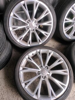 4ks alu disky orig. AUDI 5x112 R19 PNEU 255/35 r19 - 4