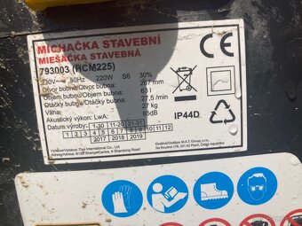 Stavební míchačka M.A.T. Group 793003 - 4
