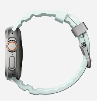 Apple watch Nomad Rocky Point Band Icy Blue Glow/Natural - 4