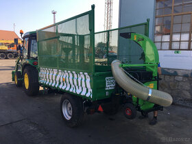 Vlečka za traktor nebo malotraktor, nájezdová brzda - 2 tuny - 4