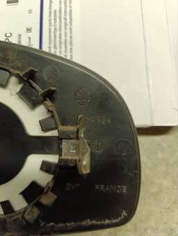 Sklo levého zrcátka FABIA 2 - 4