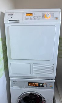 Prodám pračku a sušičku  Miele W3985/T8967WP-věž - 4