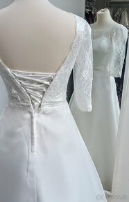 NOVÉ svatební šaty ORGANZA - 4