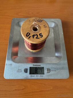 Měděný drát - různé průměry (0,12 až 1,8 mm) - 4