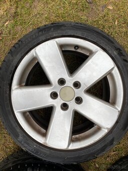 Originální alu kola VW passat b6 7,5jx17et47 pneu 225/45r17 - 4