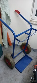 Rollcart vozík na tlakové lahve autogen - 4