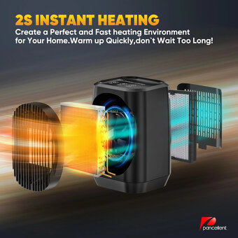 Horkovzdušný ventilátor Pancellent HEAT-QN02 - 4