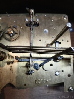 Girod France hodiny starožitný krbové - 4