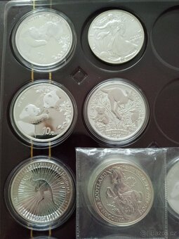 Mince stříbrné 1oz 2oz - 4