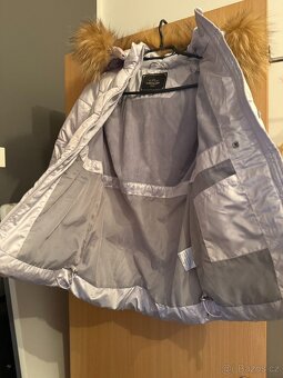 Zimní bunda pro holčičku, velikost 110 - 4