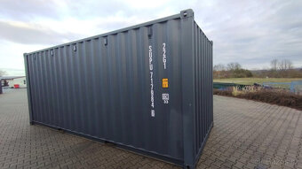 Lodní  20 ft kontejner po jedné cestě barva antracit - 4