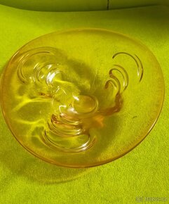 Mísa a popelník hutní sklo - 4