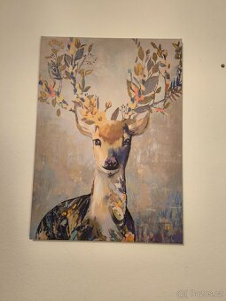 Obraz /y z IKEA barevný sob - 4