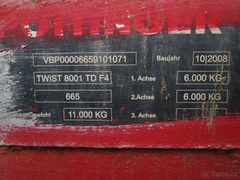 Rozmetadlo Pöttinger Twist 8001 - 4