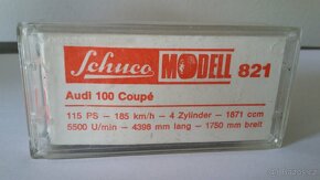 Starý model Schuco 1:66 Audi 100 coupe - 4
