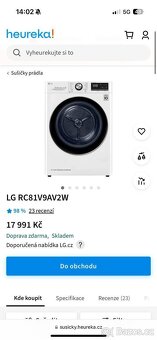 LG RC81V9AV2W 8 kg - 4