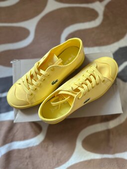 Žluté tenisky Lacoste – Nové – Velikost 37.5 (sedí i na 37) - 4