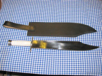 PEVNÝ NŮŽ - BOWIE TEXAS - WINDLASS / OCEL - VYS.UHLÍ.-1085 - 4