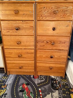 Dětský pokoj nábytek, skříň, borovice - 4