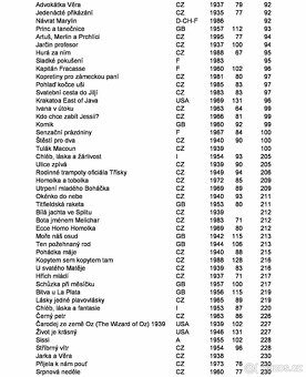 VHS kazety 1x nahrané, popsaný obsah, nikdy nepřehrávané - 4