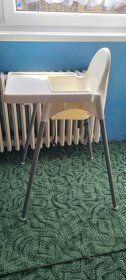 Vysoká dětská jídelní židle s podnosem zn. IKEA ANTILOP - 4