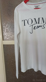 tričko s dlouhým rukávem TOMMY Jeans, velikost XS - 4