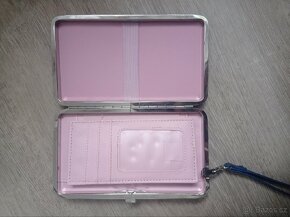 Malá kabelka / peněženka s mašličkou a poutkem - 4
