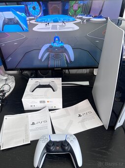 PS5 s mechanikou v záruce + ovladače Dualsense - 4
