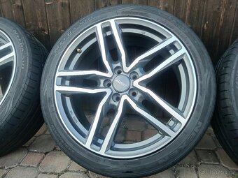 ALU kola R19 5x112, 245/40 letní pneu - 4