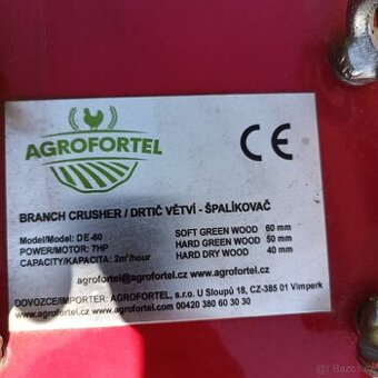 Špalíkovač motor 7hp průměr větví cca 5 cm dle dřeva - 4