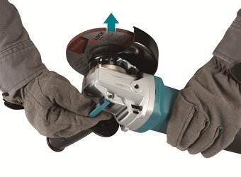 Makita uhlova bruska 1400W 12000ot/min X-Lock - 4