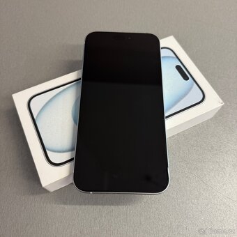 iPhone 15 Plus 128GB modrý, jako nový, rok záruka - 4