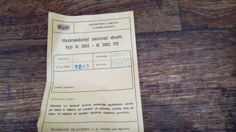Brano, hydraulický zavírač dveri - 4